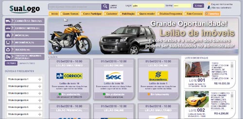 Online auction website home of auctions software